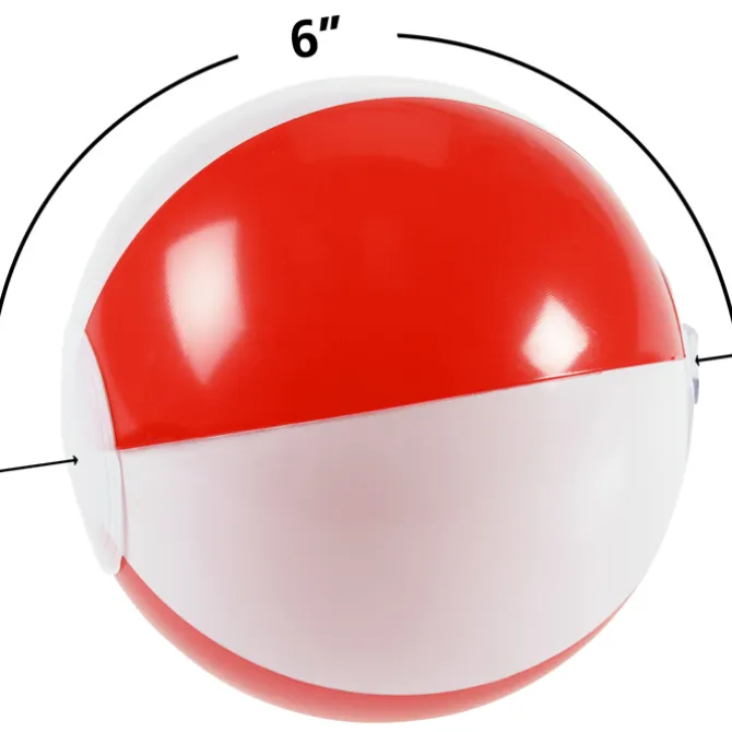 6 inches Two Tone Beach Ball