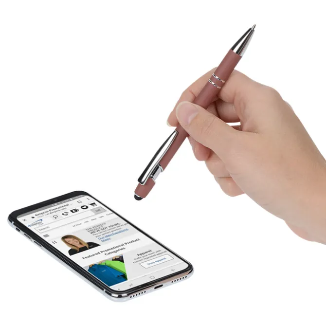 Incline Morandi Soft Touch Stylus Metal Pen - 24 hr