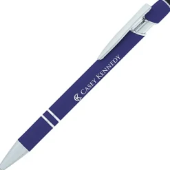 Incline Soft Touch Stylus Metal Pen - Laser Engraved