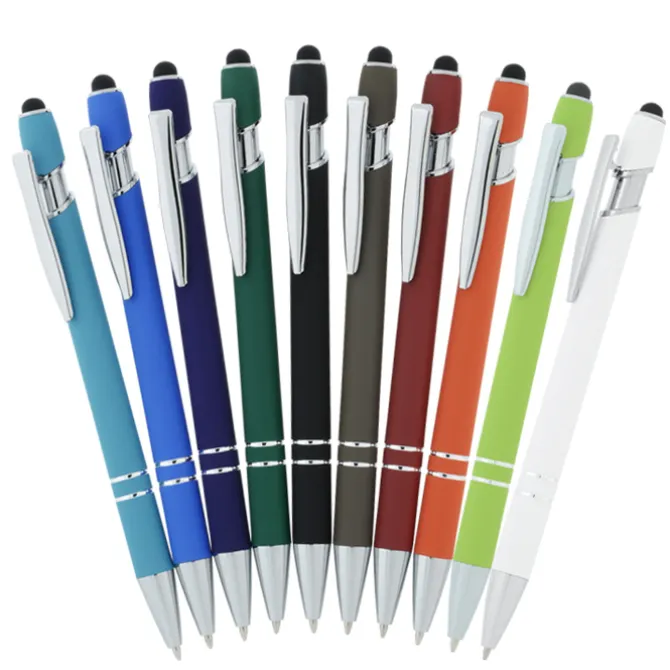 Incline Soft Touch Stylus Metal Pen - Screen