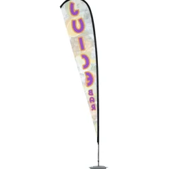 Indoor Elite Nylon Sail Sign - 14' - One Sided