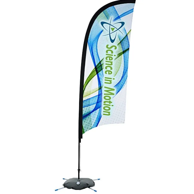 Indoor Razor Sail Sign - 9' - One Sided
