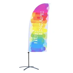 Indoor Value Blade Sail Sign - 7 1/2 feet - One Sided