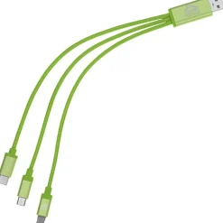 3-in-1 Metallic Charging Cable