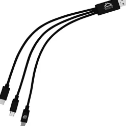 3-in-1 Metallic Charging Cable