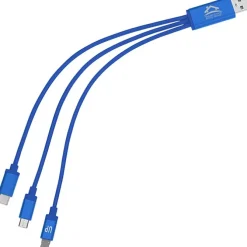 3-in-1 Metallic Charging Cable - 24 hr