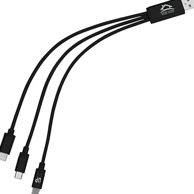 3-in-1 Metallic Charging Cable - 24 hr