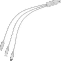 3-in-1 Metallic Charging Cable - 24 hr