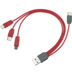 3-in-1 USB-C Cable Wrap with Phone Stand