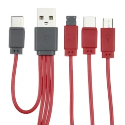 3-in-1 USB-C Cable Wrap with Phone Stand