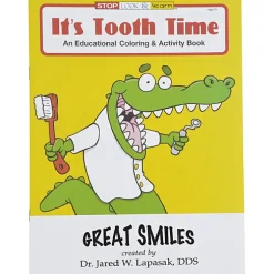 It's Tooth Time Coloring Book - 24 hr