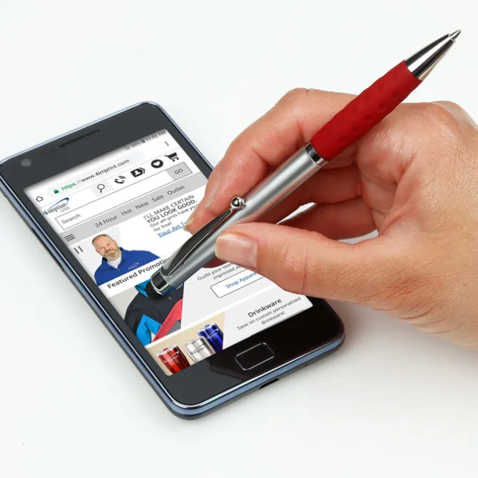Jada Stylus Twist Pen - Silver