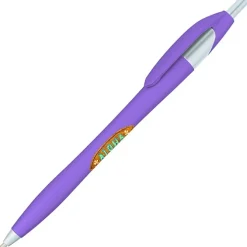 Javelin Soft Touch Pen - Metallic - Brights - Full Color