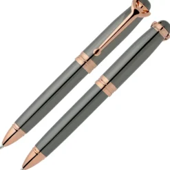 Jordan Twist Metal Pen and Rollerball Pen Set - 24 hr