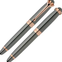Jordan Twist Metal Pen and Rollerball Pen Set - 24 hr