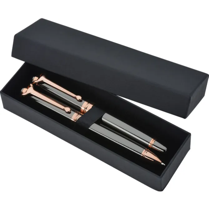 Jordan Twist Metal Pen and Rollerball Pen Set - 24 hr