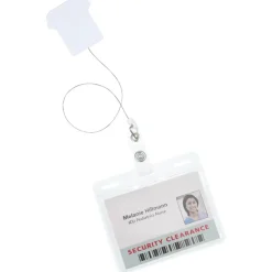 Jumbo Retractable Badge Holder - 40 inches - T-Shirt - Label