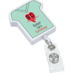 Jumbo Retractable Badge Holder - 40 inches - T-Shirt - Label