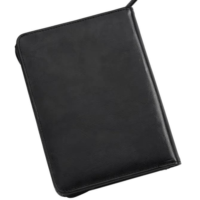 Junior Zippered Portfolio - Leather