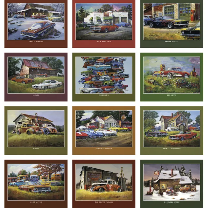 Junkyard Classics by Dale Klee Calendar