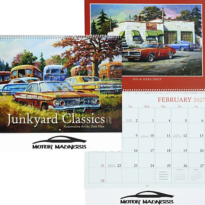Junkyard Classics by Dale Klee Calendar