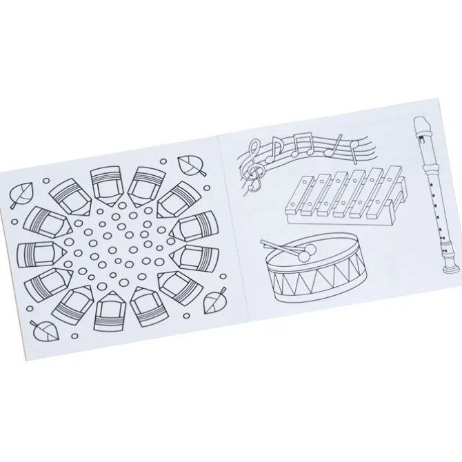 Kid's Coloring Book To-Go Set - School - Full Color