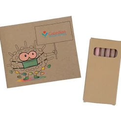 Kid's Coloring Book To-Go Set - Stay Healthy - Full Color - 24 hr