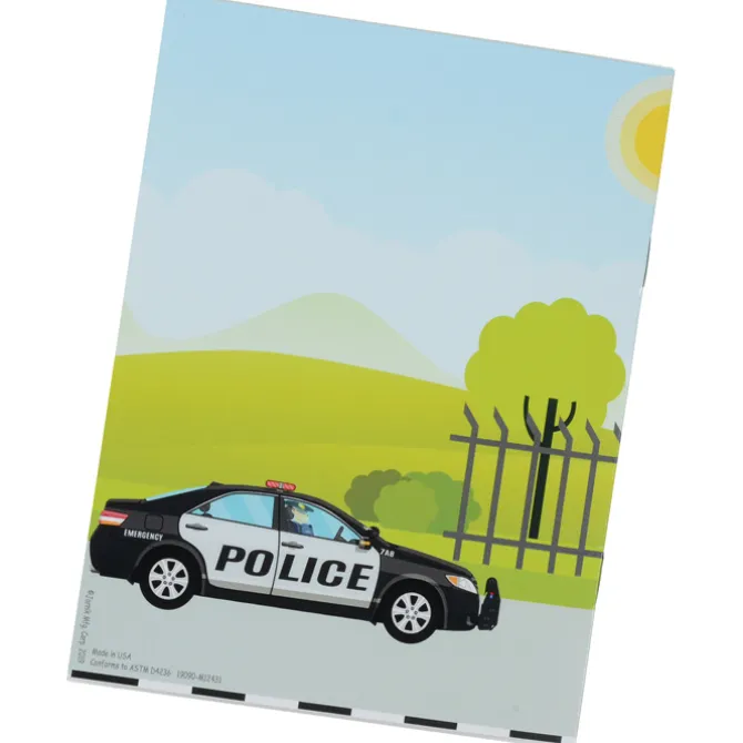 Kid's Reusable Sticker Activity Book - Police Station
