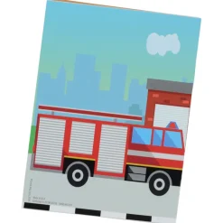 Kid's Reusable Sticker Activity Book - Fire Station