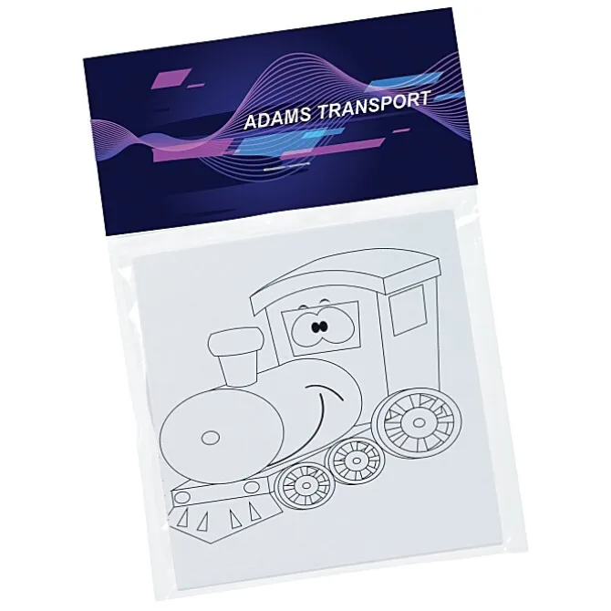 Kid's Travel Paint Set - Transportation