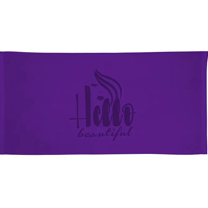 King Size Velour Beach Towel - Colors