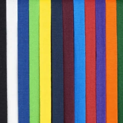 Knit Cotton Lanyard - 3/4 inches - 2 Bulldog Clips - 24 hr