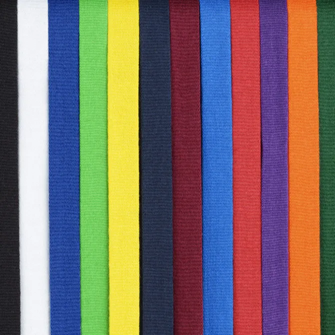Knit Cotton Lanyard - 3/4 inches - 2 Swivel Hooks - 24 hr