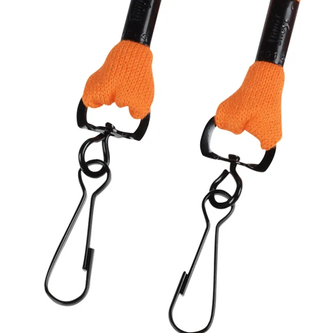 Knit Cotton Lanyard - 3/4 inches - 2 Swivel Hooks - 24 hr