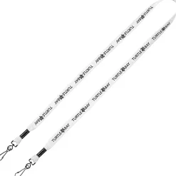 Knit Cotton Lanyard - 5/8 inches - 2 Swivel Hooks