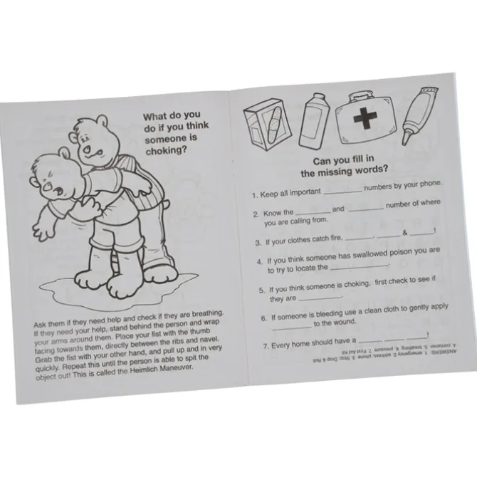 Know Your Emergency First Aid Coloring Book