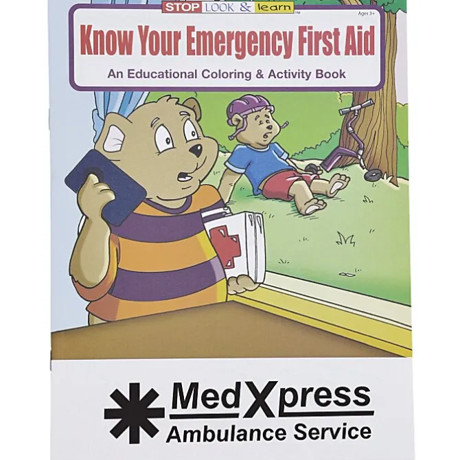 Know Your Emergency First Aid Coloring Book