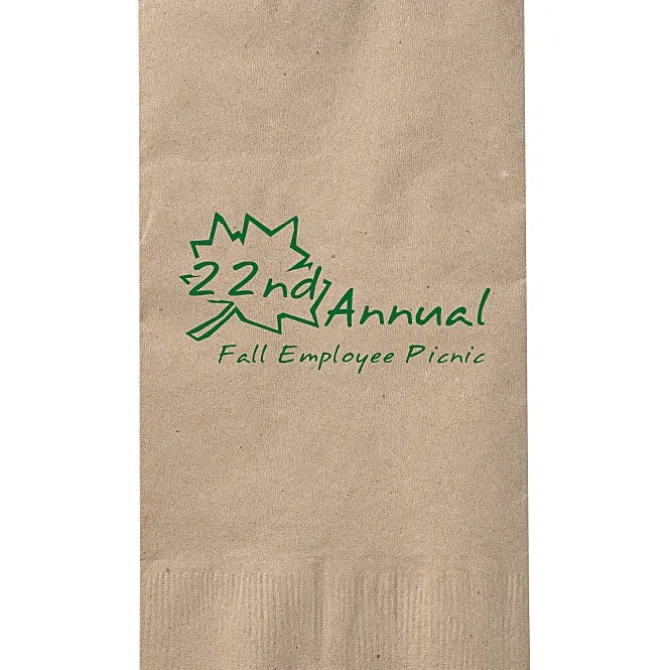 Kraft Dinner Napkin - 1-ply - Low Qty - Foil