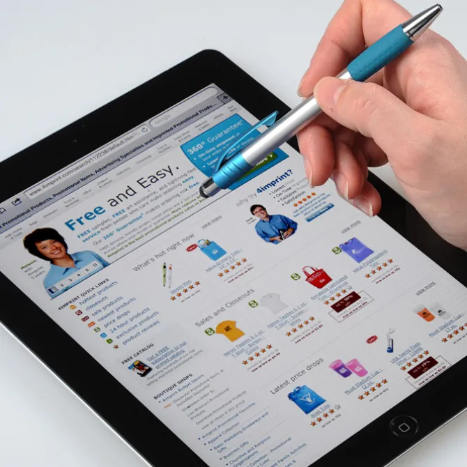 Krypton Stylus Pen - Silver - Full Color