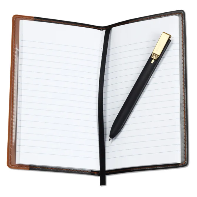 Lafayette Soft Cover Memo Book with Pen