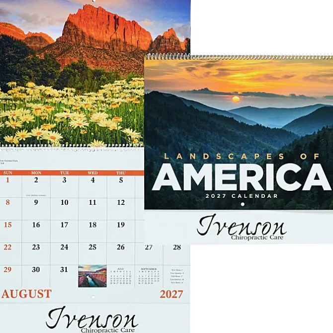 Landscapes of America Calendar - Spiral
