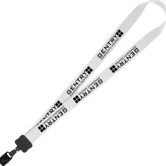 Lanyard - 7/8 inches - 32 inches - Large Metal Bulldog Clip
