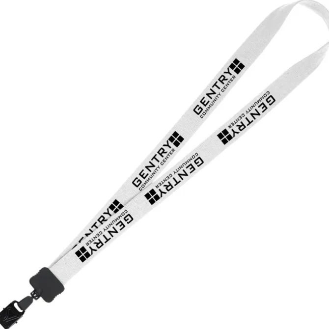 Lanyard - 7/8 inches - 32 inches - Large Metal Bulldog Clip - 24 hr