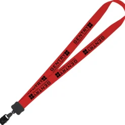 Lanyard - 7/8 inches - 32 inches - Large Metal Bulldog Clip - 24 hr