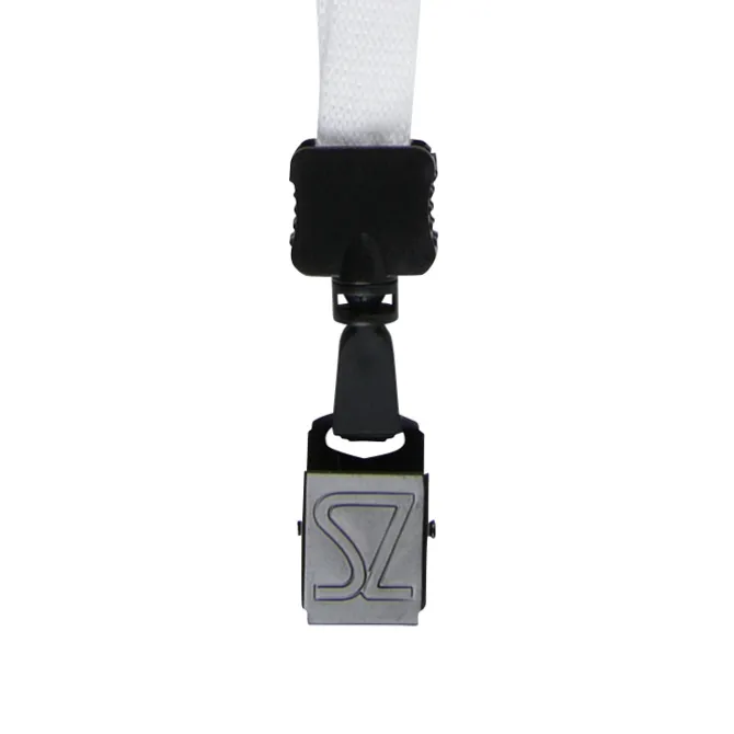 Lanyard - 5/8 inches - 32 inches - Large Metal Bulldog Clip
