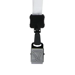 Lanyard - 5/8 inches - 34 inches - Large Metal Bulldog Clip