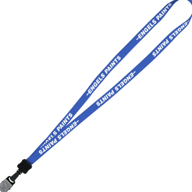 Lanyard - 5/8 inches - 36 inches - Large Metal Bulldog Clip - 24 hr