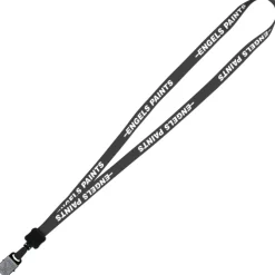 Lanyard - 5/8 inches - 36 inches - Large Metal Bulldog Clip - 24 hr