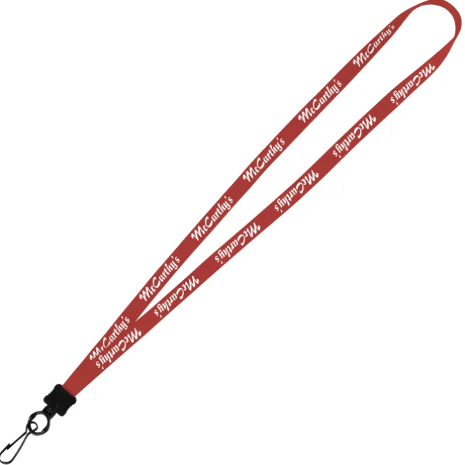 Lanyard - 5/8 inches - 36 inches - Metal Swivel Snap Hook