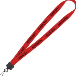 Lanyard - 7/8 inches - 32 inches - Metal Swivel Snap Hook - 24 hr